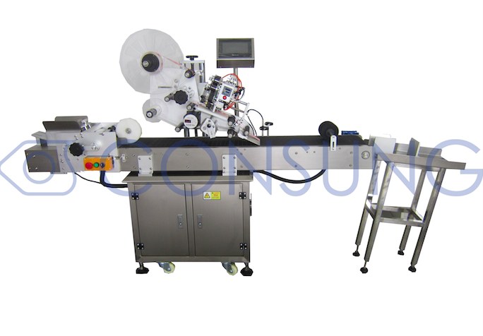 Pagination labeling machine for plastic bag