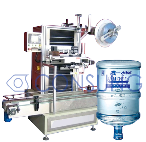 5 Gallon Bottle Cap Labeling Machine