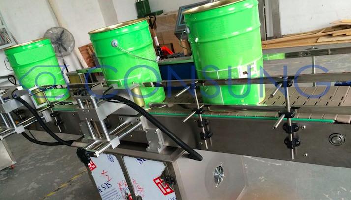 Position Labeling Machine for Paint Bucket